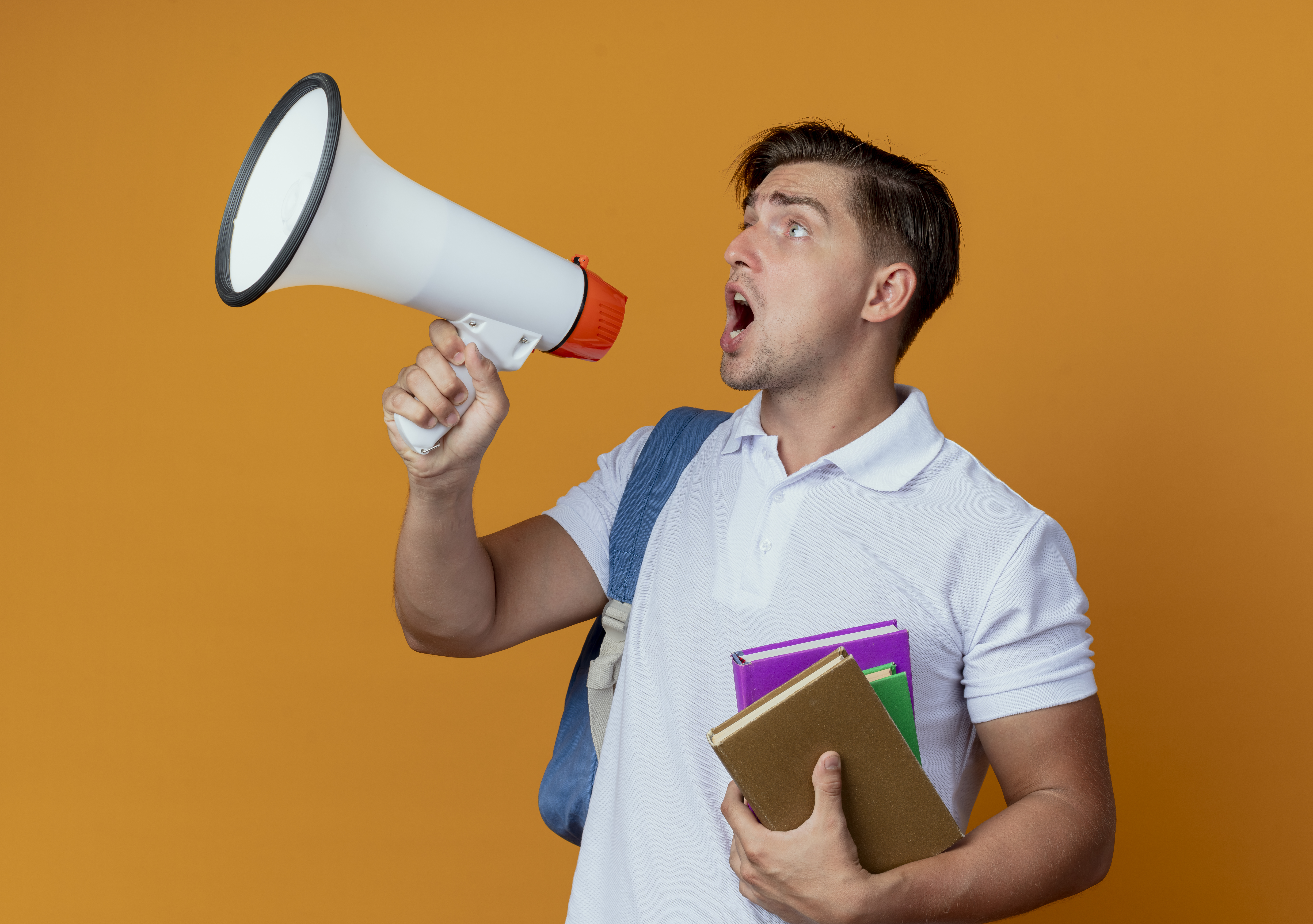 Indian students using mobile together